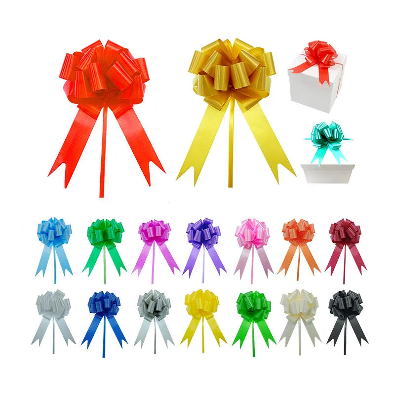 Description Picture 4 of item30Pcs Pull Bows Gift Knot Ribbon DIY Wedding Gift Packaging Ribbons Crafts Home Birthday Party Christmas Decoration Celebrate