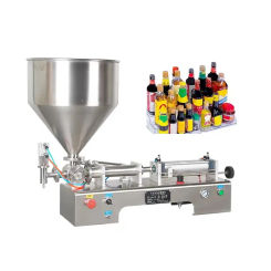 Soda Water/Chili Sauce Tomato Sauce Filling Equipment, Commercial Paste Packaging Machine 5-5000ml