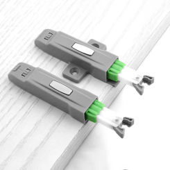 Cabinet Catches Door Stop Closer Damper Buffer Invisible Rebound Device For Wardrobe Furniture Hardware Push Type Catch Latch