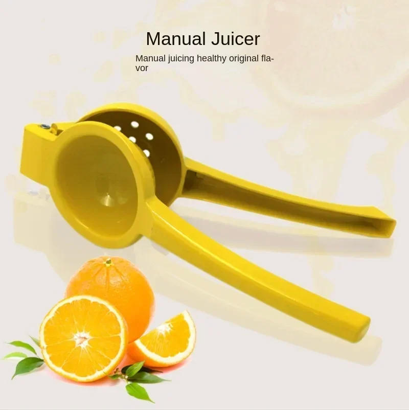 Description Picture 5 of item2024 Home Manual Lemon Squeezer Aluminum Alloy Hand Pressed Orange Fruit Juicer Portable Practical Kitchen Tools Mini Blender