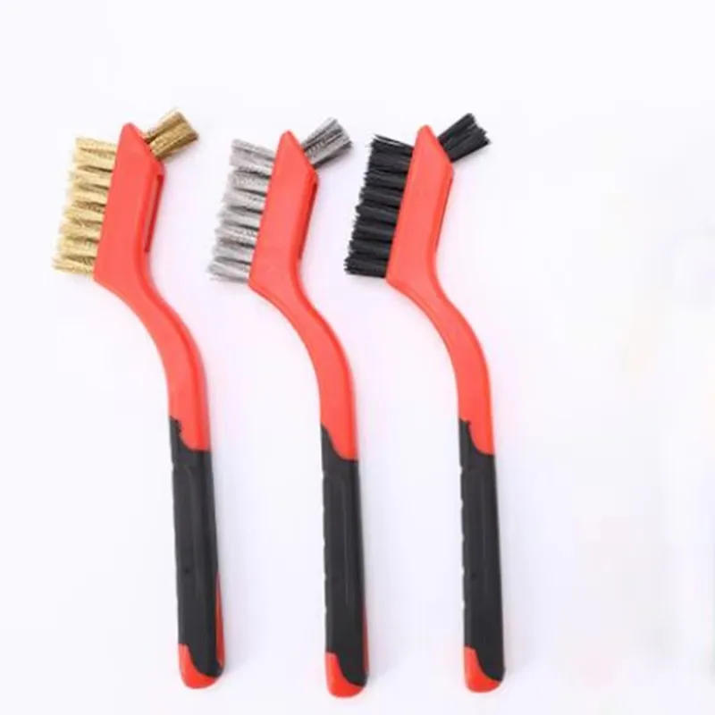 Description Picture 3 of itemStainless Steel Brush Brass Cleaning Brush Polishing Rust Remover Metal Wire Burring Cleaning Tool Family 1/3-piece set 7 inches