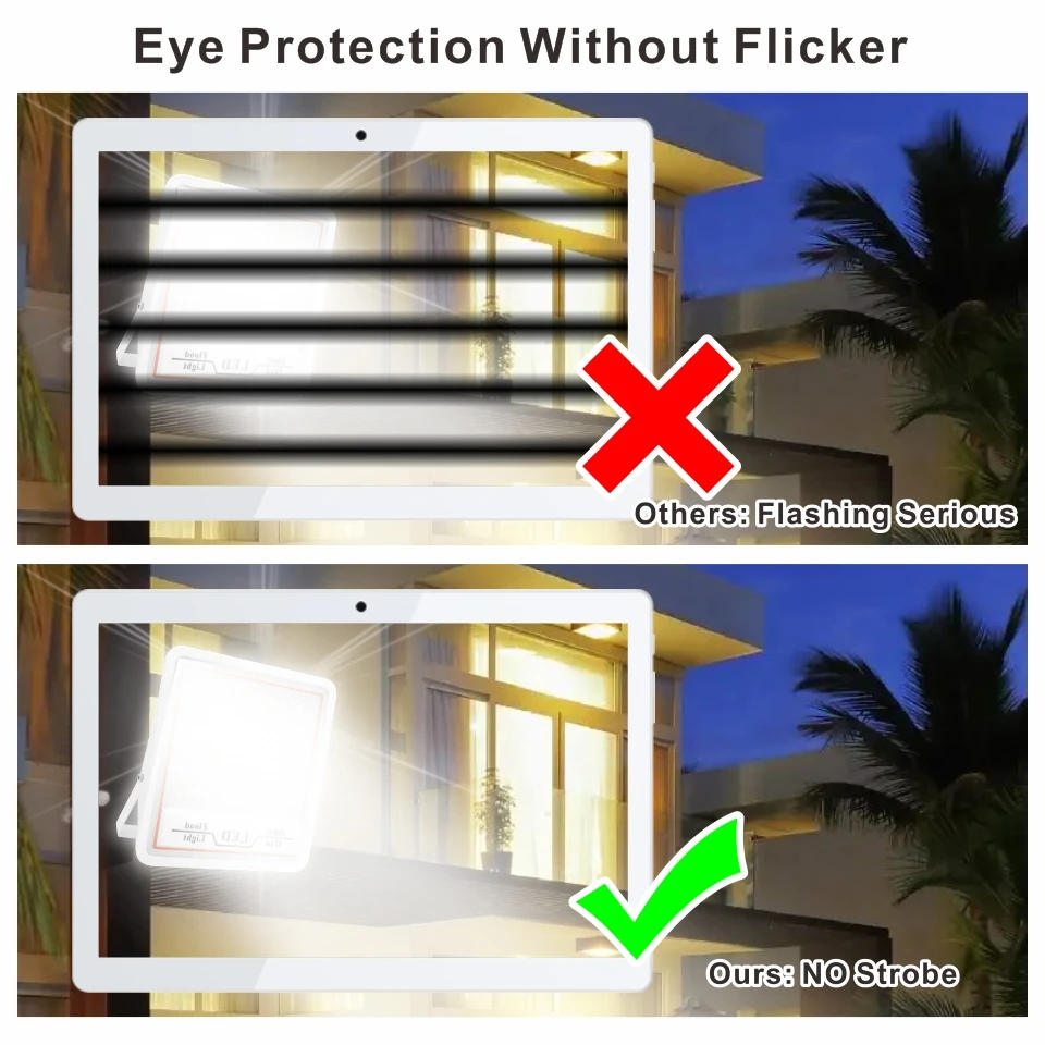 Description Picture 5 of item200W 100W 50W Refletor Led LED Flood Light 110V 220V Outdoor Lighting IP66 Waterproof 85-265V Floodlight Spotlight Garden Lights