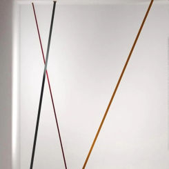 Designer Ribbon Floor Lamp Creative Living Room Background Wall Exhibition Hall Model Room Lamp Minimalist Personality