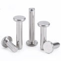 A2-70 304 Stainless Steel Flat Round Head Solid Rivet Self Plugging Knock-on Rivet Nail Bolts M2 M2.5 M3 M4 M5 M6 M8 GB109