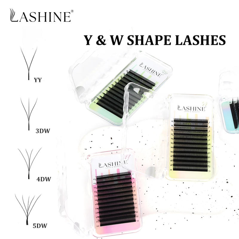 Description Picture 5 of itemLashine W Shaped Lashes 2D 3D 4D 5D Premade Volume Fans Faux Mink Eyelashes Brazilian Volume C/D Curl Natural Soft YY Lashes