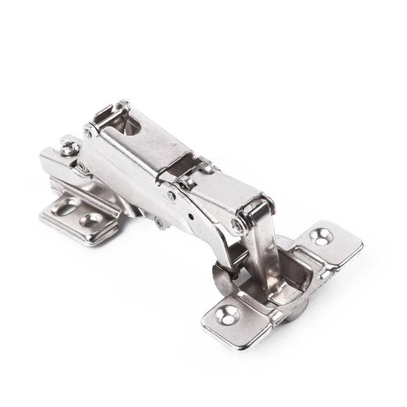 Description Picture 3 of item1pcs 165 Degree Angle Thick Door Spring Hinge With Matching Screws Cold Rolled Steel Sliding Base Cabinet Door Connect Hardware