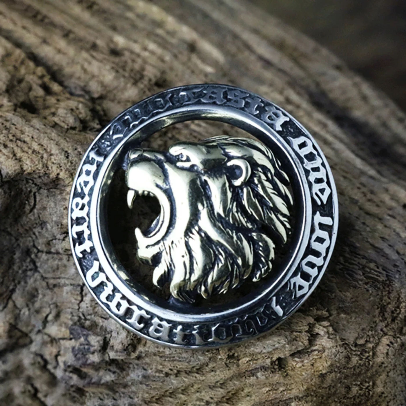 Description Picture 3 of itemBrass Hollow Out Lion Head Conchos Screw Back Leather Crafting Decoration For Saddle Belt Cowboy Hat Leathercraft Accessories