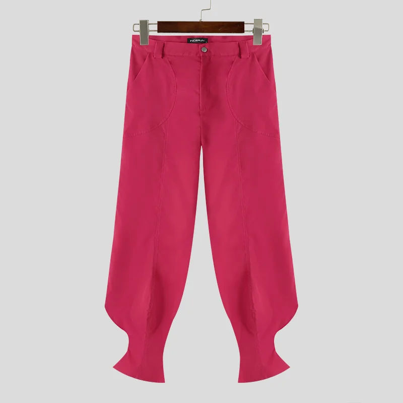 INCERUN Men Irregular Pants