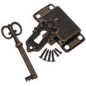 Lock Furniture and Key Cabinet Locks with Vintage Chinese Stone Alloy Baby