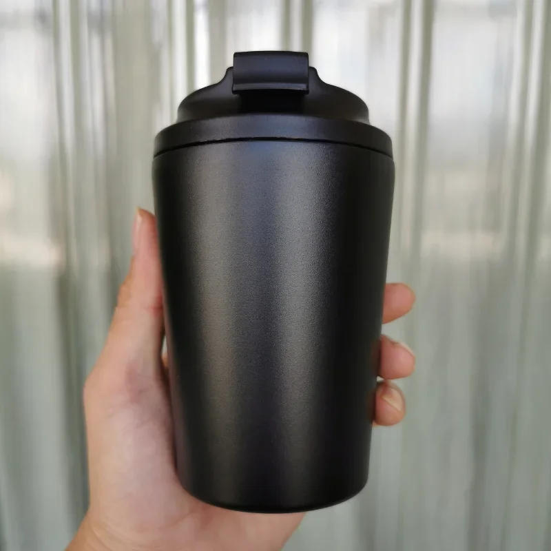 Description Picture 6 of itemVacuum Flasks Customized Logo Cup Coffee Mug Car Insulated Water Bottle Travel Stainless Steel Drinking Kettle 360ml 12oz