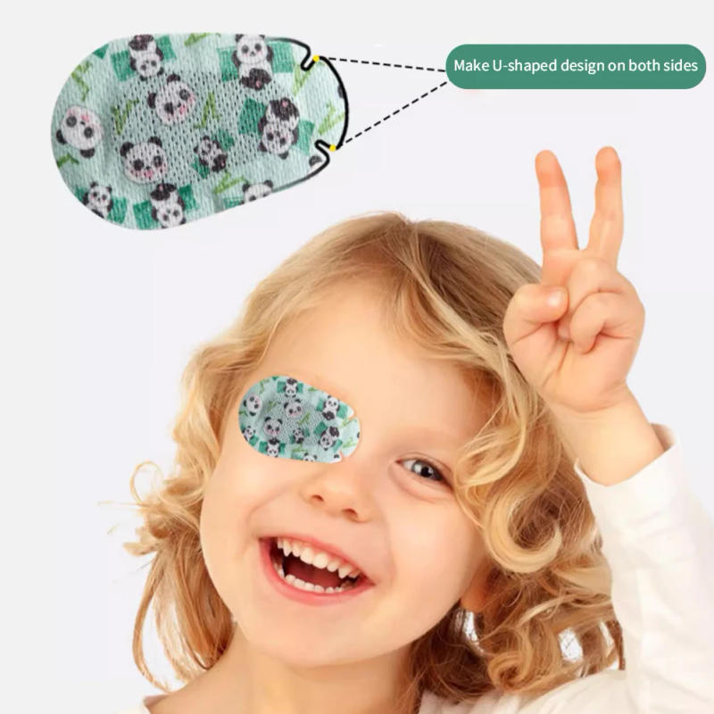 Description Picture 6 of item20Pcs / 60Pcs Soft Child Amblyopia Training Eyeshade Orthoptic Corrected Eye Patches Children New Lazy Eye Mask