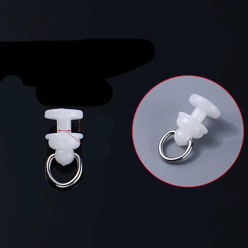 Description Picture 6 of item30pcs Curtain Track Pulley Hook Accessories Bathroom Door Curtain Slide Roller Buckle Ring Wheel Old Guide Wheel Window Hardware
