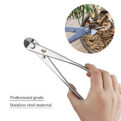210mm Round Edge Stainless Steel Garden Wire Cutter Bonsai Tools made by 5CR13 Alloy Steel Pruning Shears