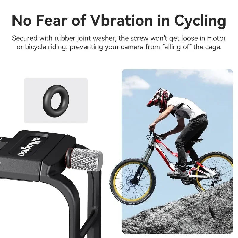 Description Picture 6 of itemAluminum Alloy Housing Cage Protective Frame Case Metal Rabbit Cage for GoPro Hero 13 12 11 10 9 Camera Cage Rig Accessories