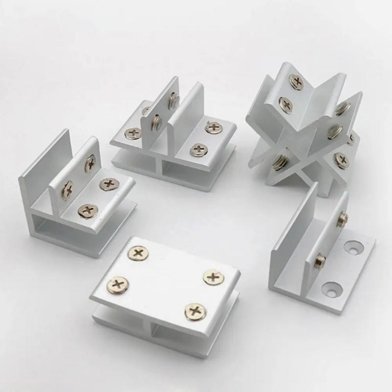 Description Picture 4 of itemPanel Bracket Glass Clamp Thicken Furniture Hardware Shelves Clips Shelf Holder Clip Shelf Holder Support For 6-12mm