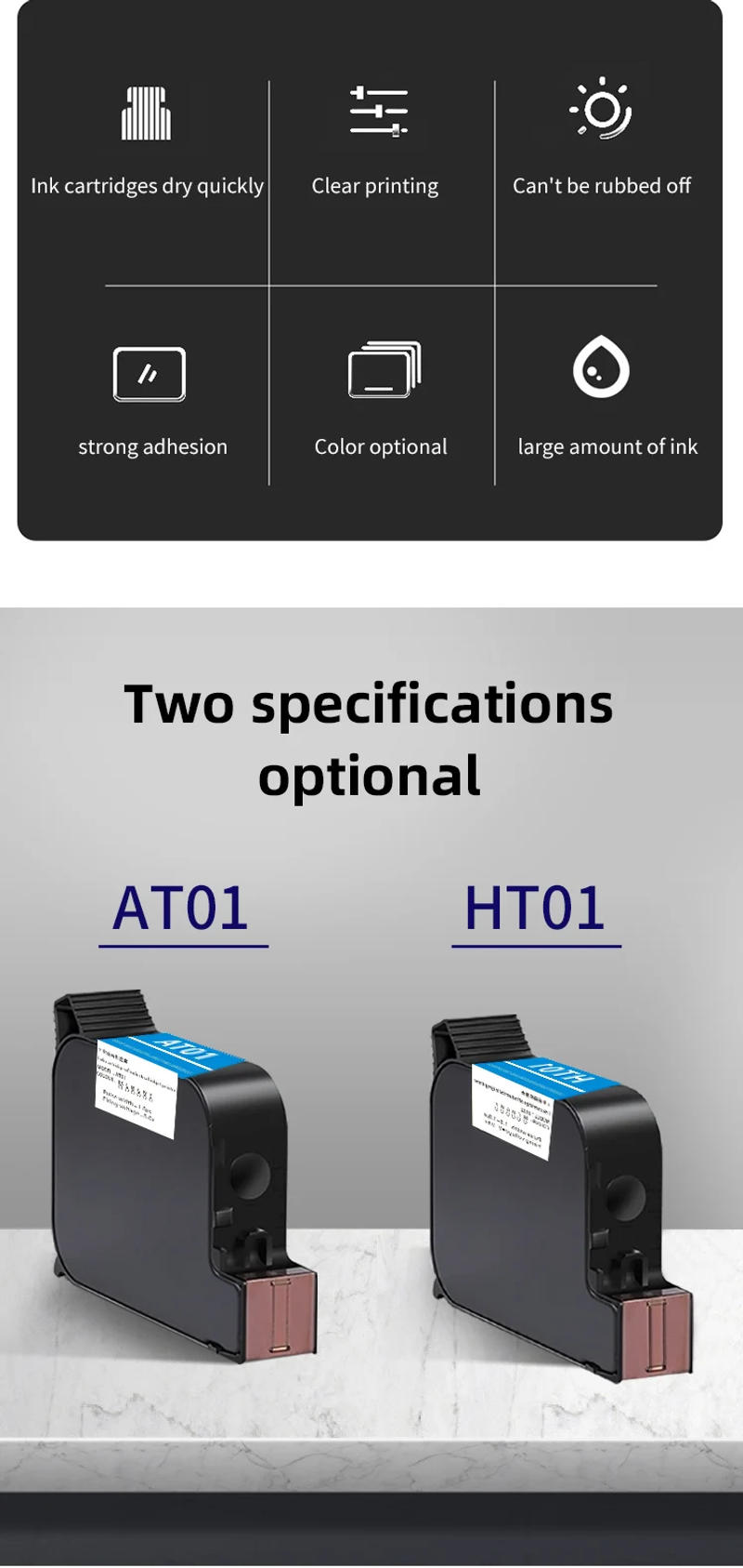 Description Picture 4 of itemHigh Adhesion Solvent Quick-drying Ink Cartridge Suitable For Inkjet Printer 2588/2580/JS12/JS10 Non-encrypted General Model