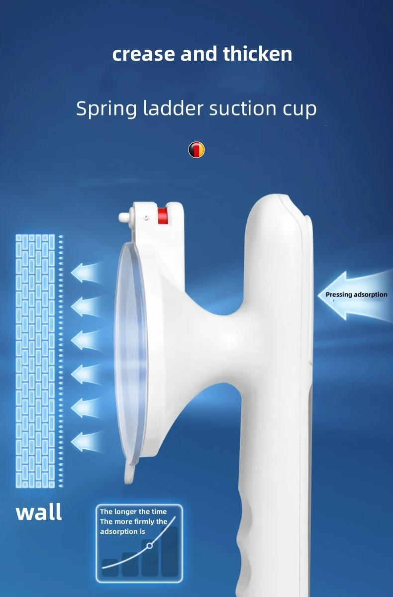 Description Picture 5 of itemShower Handle Grab Bar with Strong Suction Cup for Bathtubs and Showers Shower Safety Hand Rail No Drill Bathroom Balance Bar