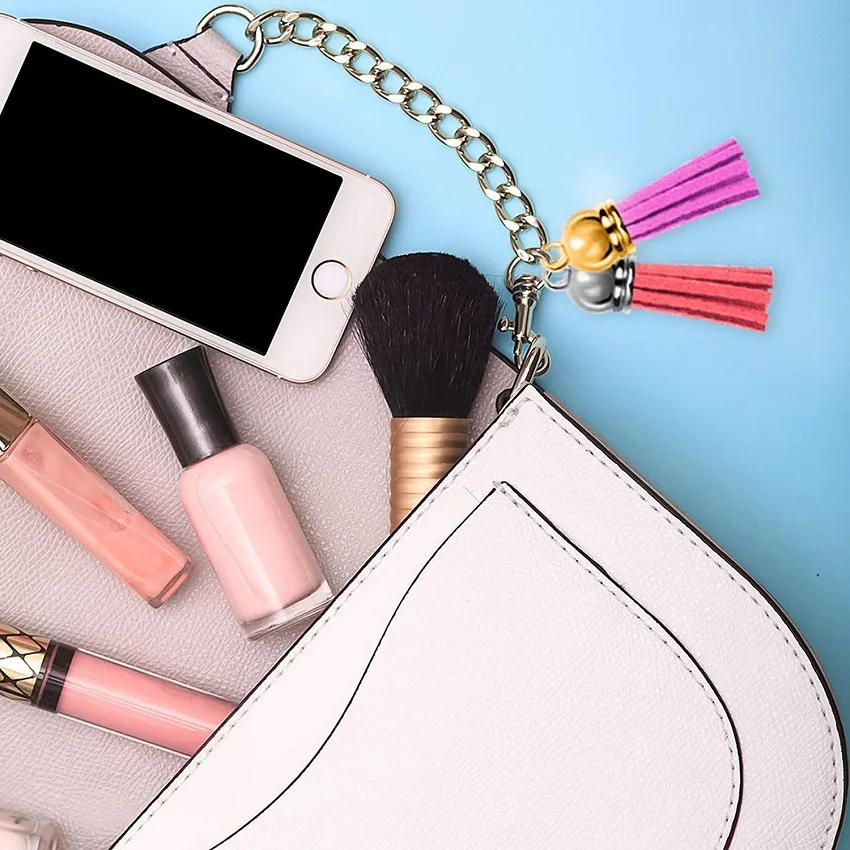 Description Picture 5 of item20/10Pcs Keychain Tassel Leather Small Tassel Pendant Bulk Keychain Fringe Tassels For DIY Jewelry Making Dexoration Accessories