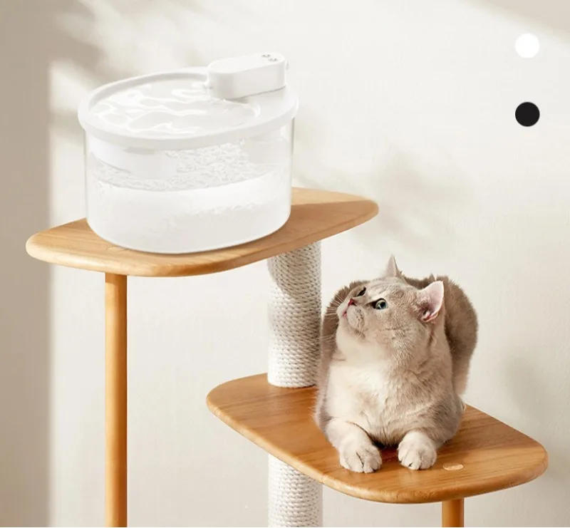 Description Picture 2 of itemPet Water Dispenser Automatic Induction Water Fountain Cat Drinker Dog Watering Supplies Wireless Accessories for Cats