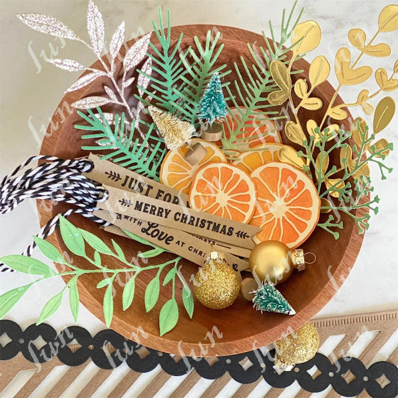 Description Picture 4 of itemScrapbooking Decorations 2024 Clear Stamps and Metal Cutting Dies Sets Diy Christmas Gift Box Card Album Embossing Template