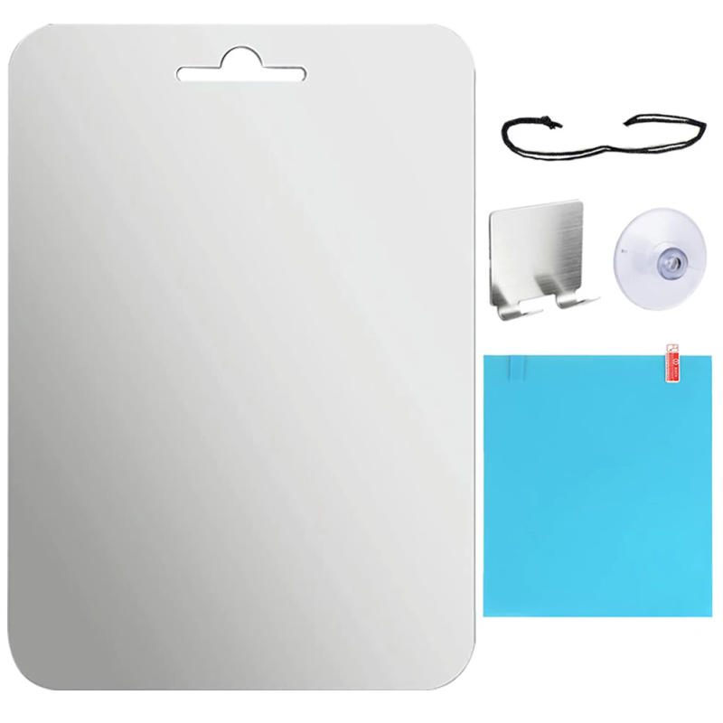 Description Picture 4 of itemFogless Shower Mirror for Shaving with Razor Holder Fog Free Mirror Shower Suction Rust-Proof Removable Wall Hanging Mirrors