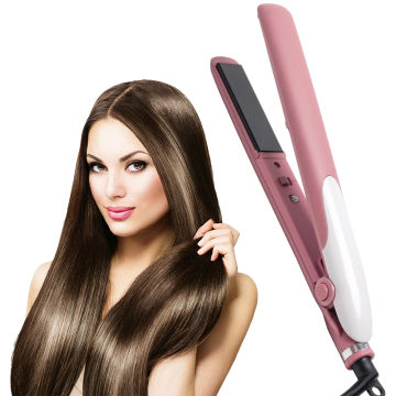 Hair Flat Irons Ultrasonic Infrared Cold Hair Care Iron Keratin Treatment for Frizzy Hair Recovers the Damaged Hair Straightener