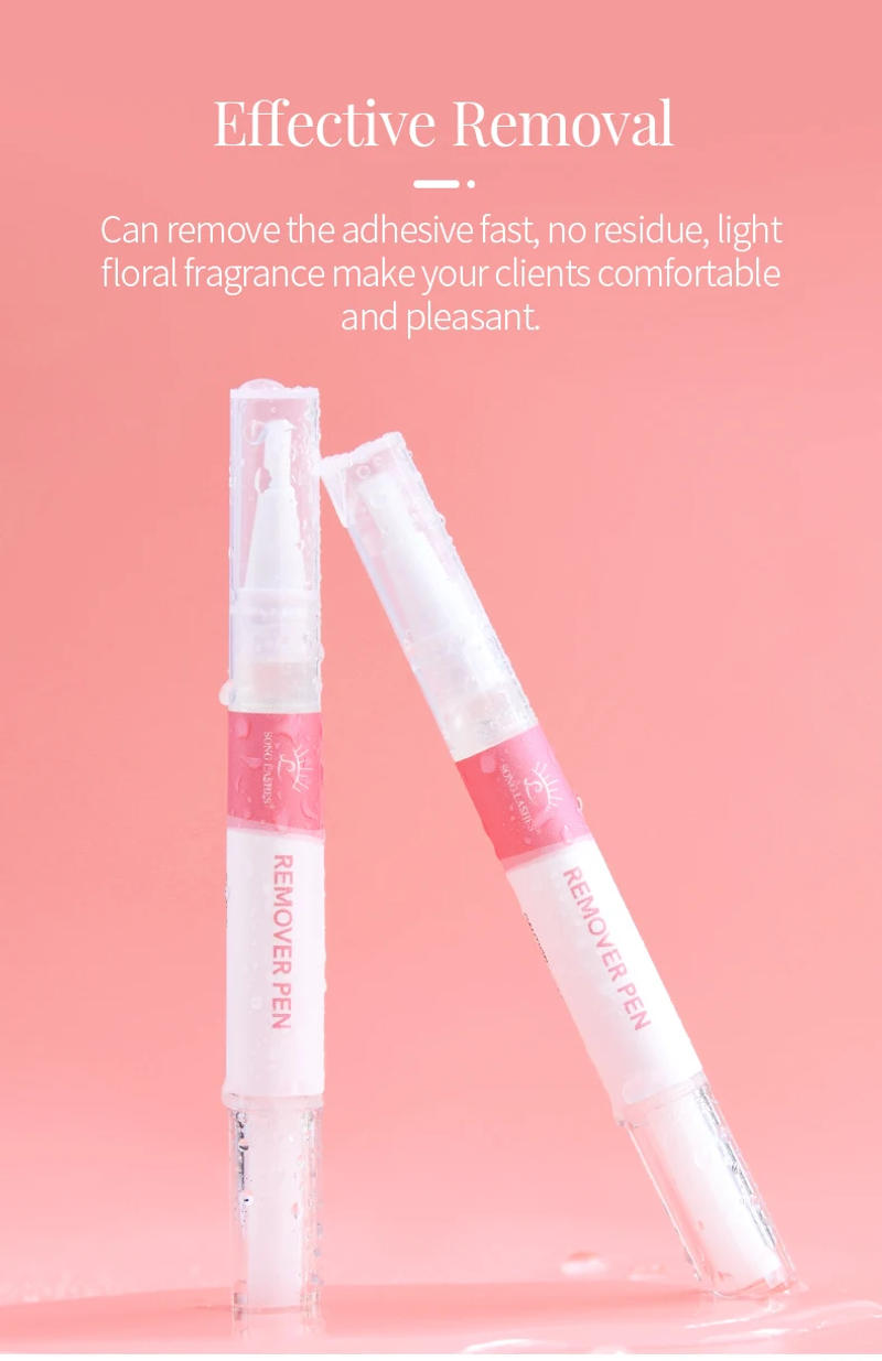 Description Picture 6 of itemSONG LASHES Fake lashes Remover Pen  5ml Non-irritating 11X125mm Transparent Gel Remover Pen For Beauty Salon