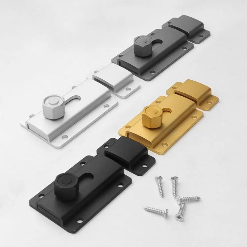 Description Picture 6 of itemAnti-theft Aluminum Alloy Door Latch Hasp Buckle Bolt Hotel Office Security Lock Wooden Gate Window Kitchen Home Improvement