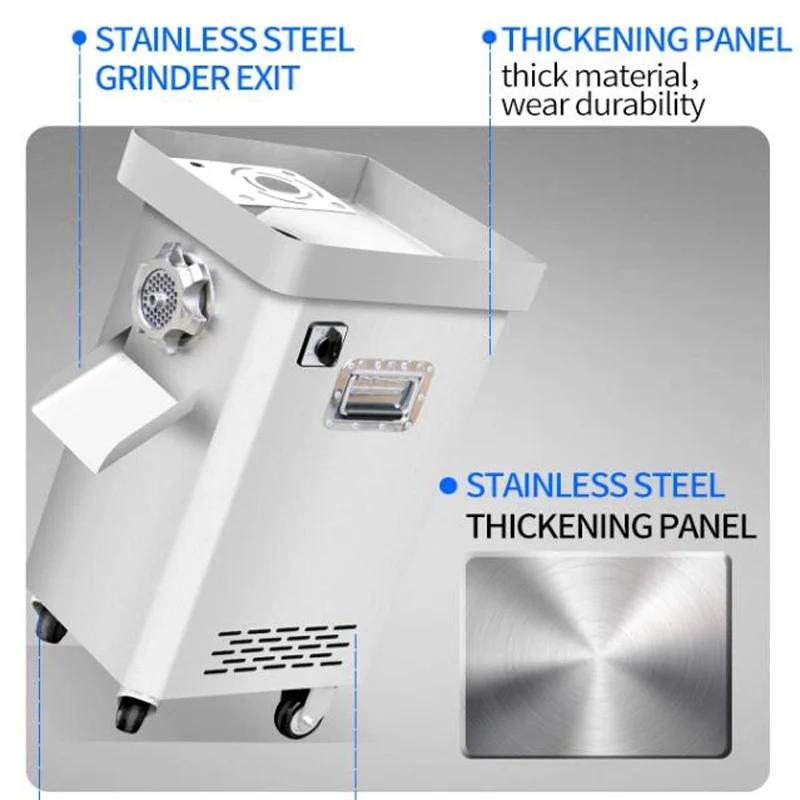 Description Picture 4 of itemSmall Commercial Vertical Meat Grinder, Restaurant Electric Sausage Filling Machine