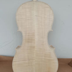 hand flame Maple white embryo Cello unfinished Cello 4/4 Custom 1/2 3/4 Spruce wood solid wood white Cello DIY ebony fingerboard
