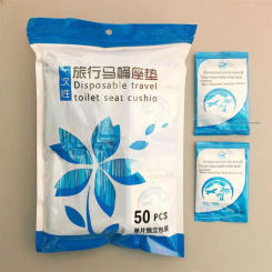 10/30/50Pcs Disposable Toilet Seat Cover Mat Portable 100% Waterproof Safety Toilet Seat Pad for Travel/Camping Bathroom Accessi