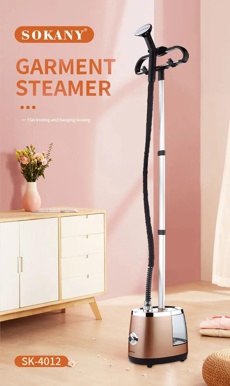 Description Picture 6 of item2 In 1 Professional Ironing Clothes Steamer Garment Steamer Fast Heat Steam Ironing Machine for Fabric Pure Silk Woolens Cotton