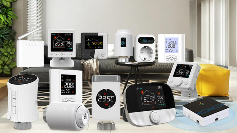 Description Picture 2 of itemTuya TRV Wifi Thermostat Smart Thermostatic Head Radiator Valve Actuator Heating Temperature Controller Alexa Google Home