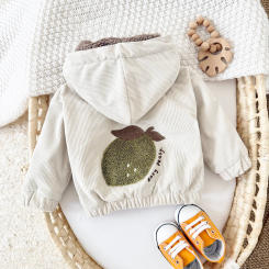 Infant Baby Boy Hooded Heavy Fleece Coat Newborn Baby Girls 0-3 Years Wear Fashion Warm Long Sleeve Toddler Outwear Jacket