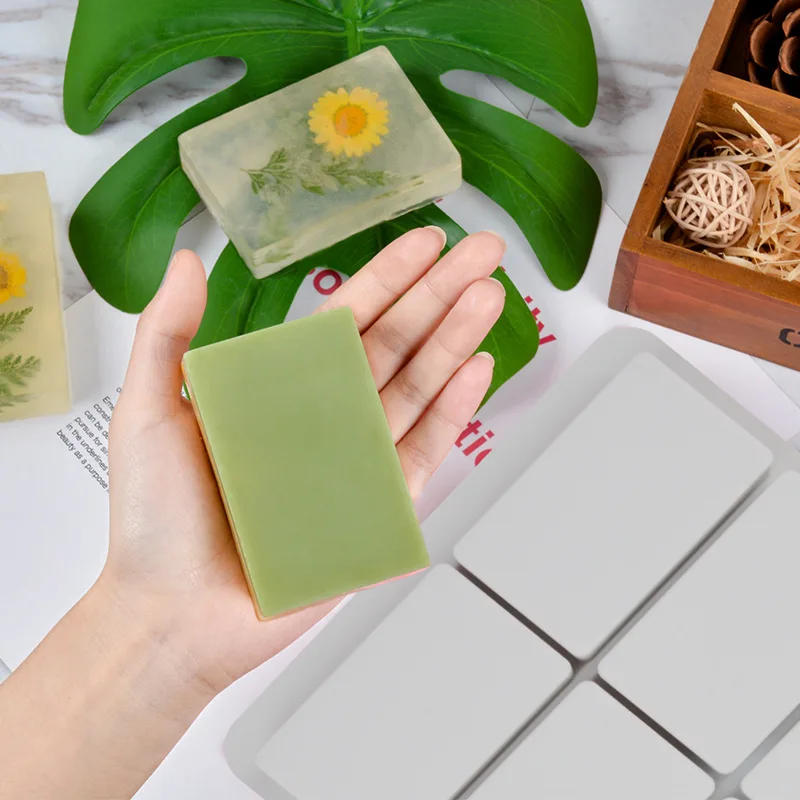 Description Picture 5 of item6/8 Holes Large Square Shape Silicone Soap Molds DIY Kitchen Tools Handmade Soap Making Craft Forms Moulds Tray