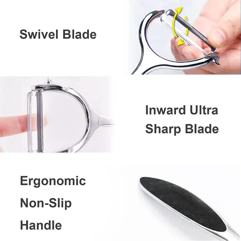 Description Picture 3 of itemMultifunction Vegetable Peeler 2In1 Stainless Steel Potato Peeler Carrot Grater Fruit Tools Kitchen Accessories Cuisine Bakeware