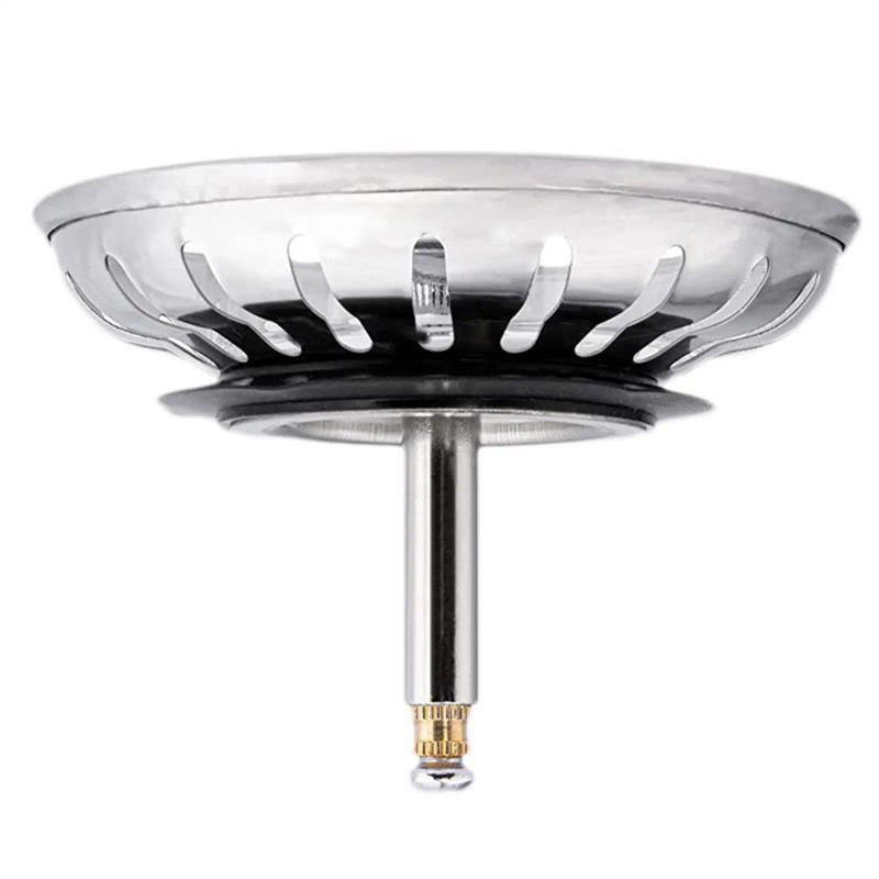 Description Picture 4 of itemSteel Replacement Strainer 79/82mm Kitchen Stopper Basin Drainer Plug Leach Water Filter Sink Basket Waste Strain A1p0