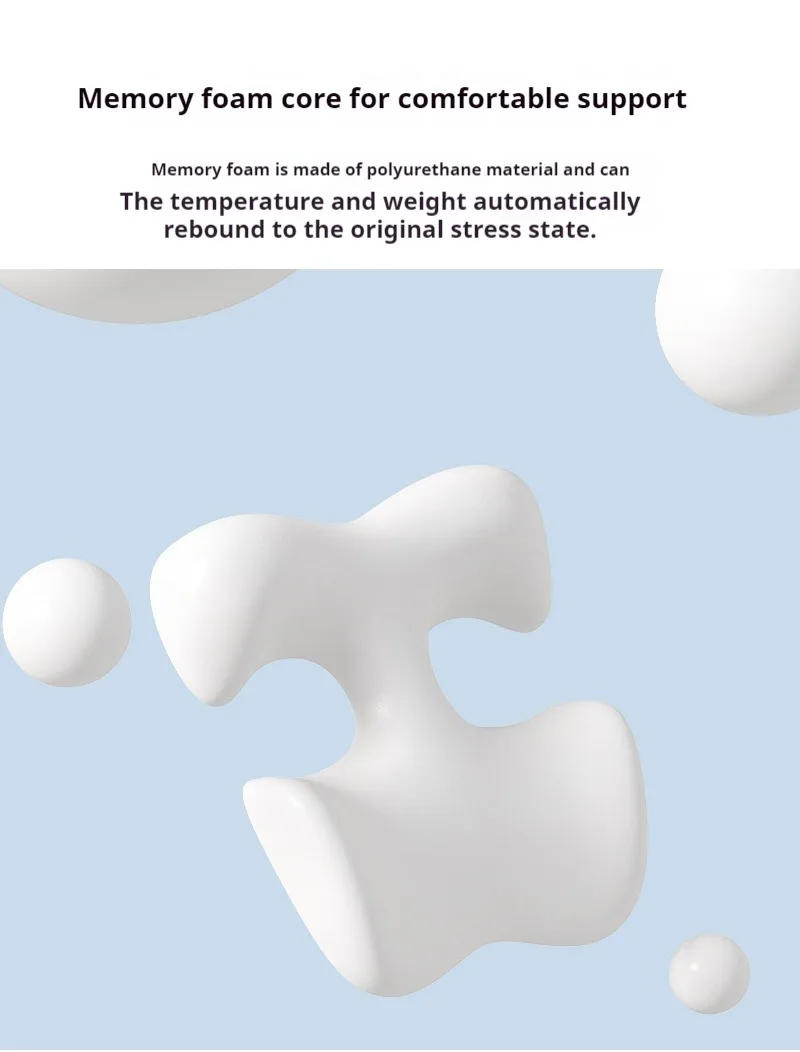 Description Picture 6 of itemMemory Foam Breathable Head Pillow Ergonomics Lying Down Pillow Rest Support Pillow Body Massage  Rest Pillow Beauty Salon