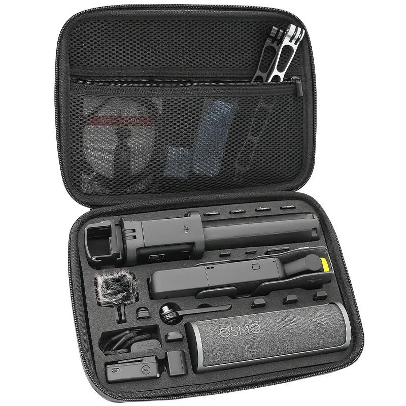 Description Picture 2 of itemPortable Case Gimbal Camera Filter Wide-angle Lens Selfie Stick Storage PU Waterproof Bag for DJI Osmo Pocket 2 Accessories