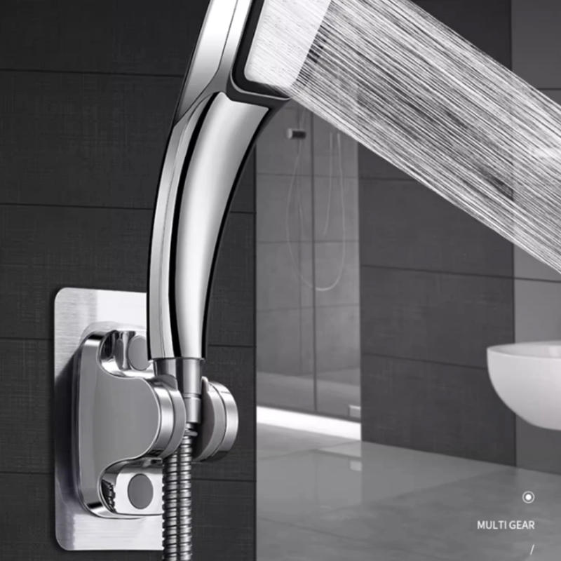 Description Picture 2 of itemUniversal Showerhead Holder Wall Mounted Punch Free Household Adjustable Shower Bracket Self Adhesive Bathroom Accessories