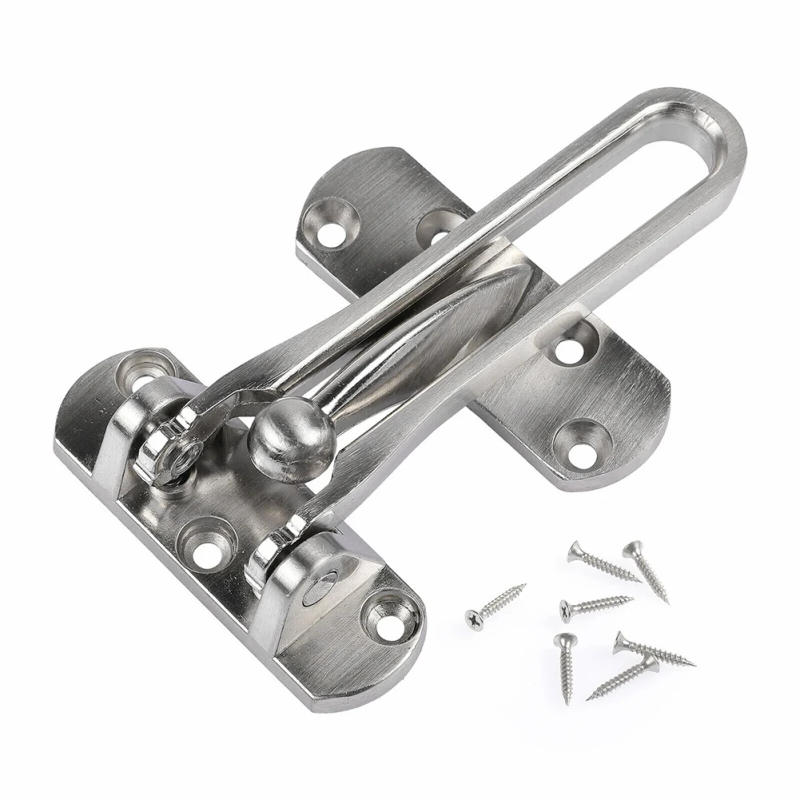 Description Picture 6 of itemAntitheft Stainless Steel Door Buckle Lock Chain Solid Construction Easy Installation Wide Range of Applications