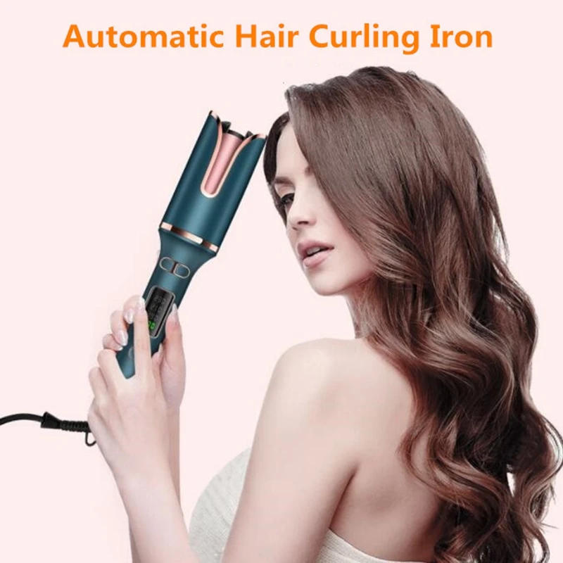Description Picture 2 of itemNEW Automatic Rotation Hair Curler Anti-Perm Curly Curling Iron Rollers Wave Wand Styling Tools For Women