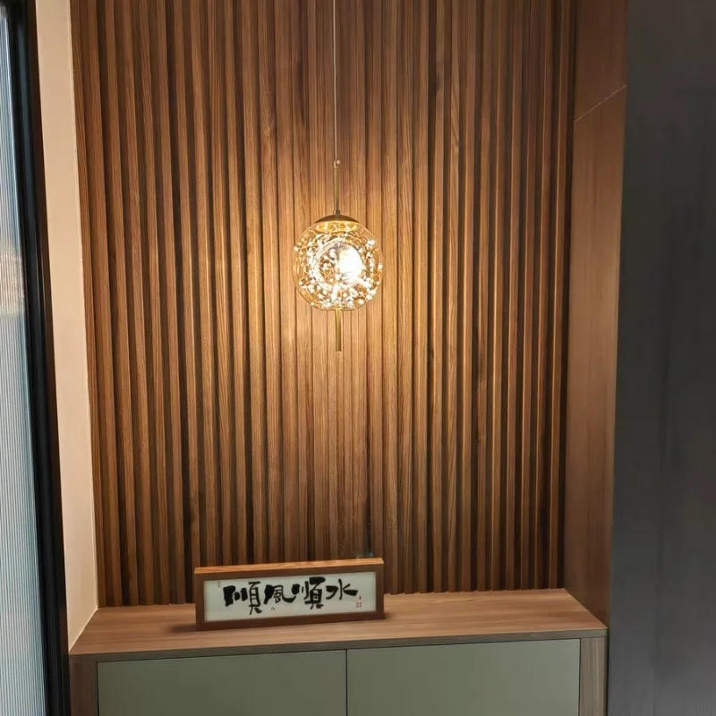 Description Picture 2 of itemLed Star Pendant Light Glass Hanging Lamp Bedroom Bedside Kitchen Restaurant Island Ceiling Chandeliers Modern Luminaire Home