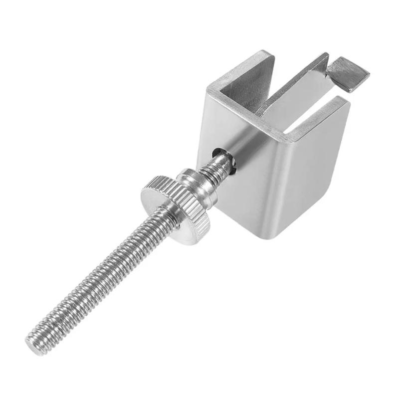 Description Picture 3 of item1pcs Travel Door Locks Anti Thefts Lock Dorm Outward Swinging Doors Door Locker Aluminum Alloy Door Lock 9.2cmx2.2cm