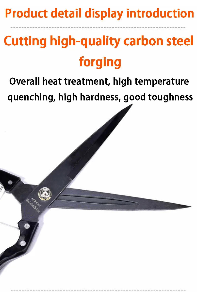 Description Picture 5 of itemMetal Wool Scissors Multi-purpose Horsehair Trimming Shear Professional Nursing Scissors Sheep Shearing Specific Spring Shears