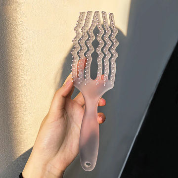 Relaxing Six-Claw Massage Comb Portable Hollow Hair Combs Scalp Massage Brush Salon Styling Tools Hollow Rib Comb Hair Brush