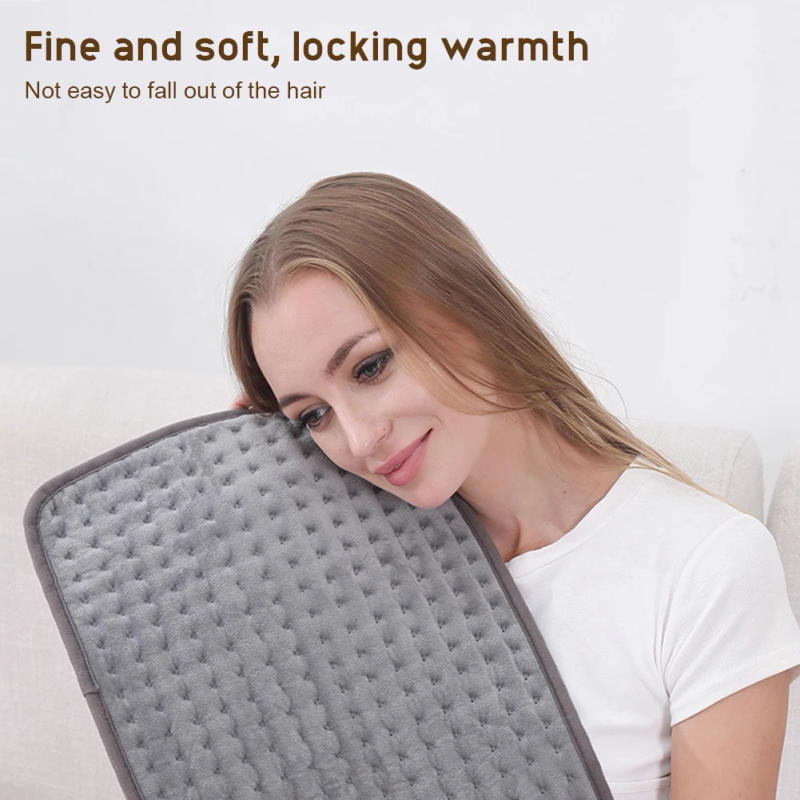 Description Picture 4 of item30x60cm Electric Heating Pad Waterproof Winter Heater Abdomen Shoulder Back Pain Relief Physiotherapy Blanket Warm Mat Sofa Bed