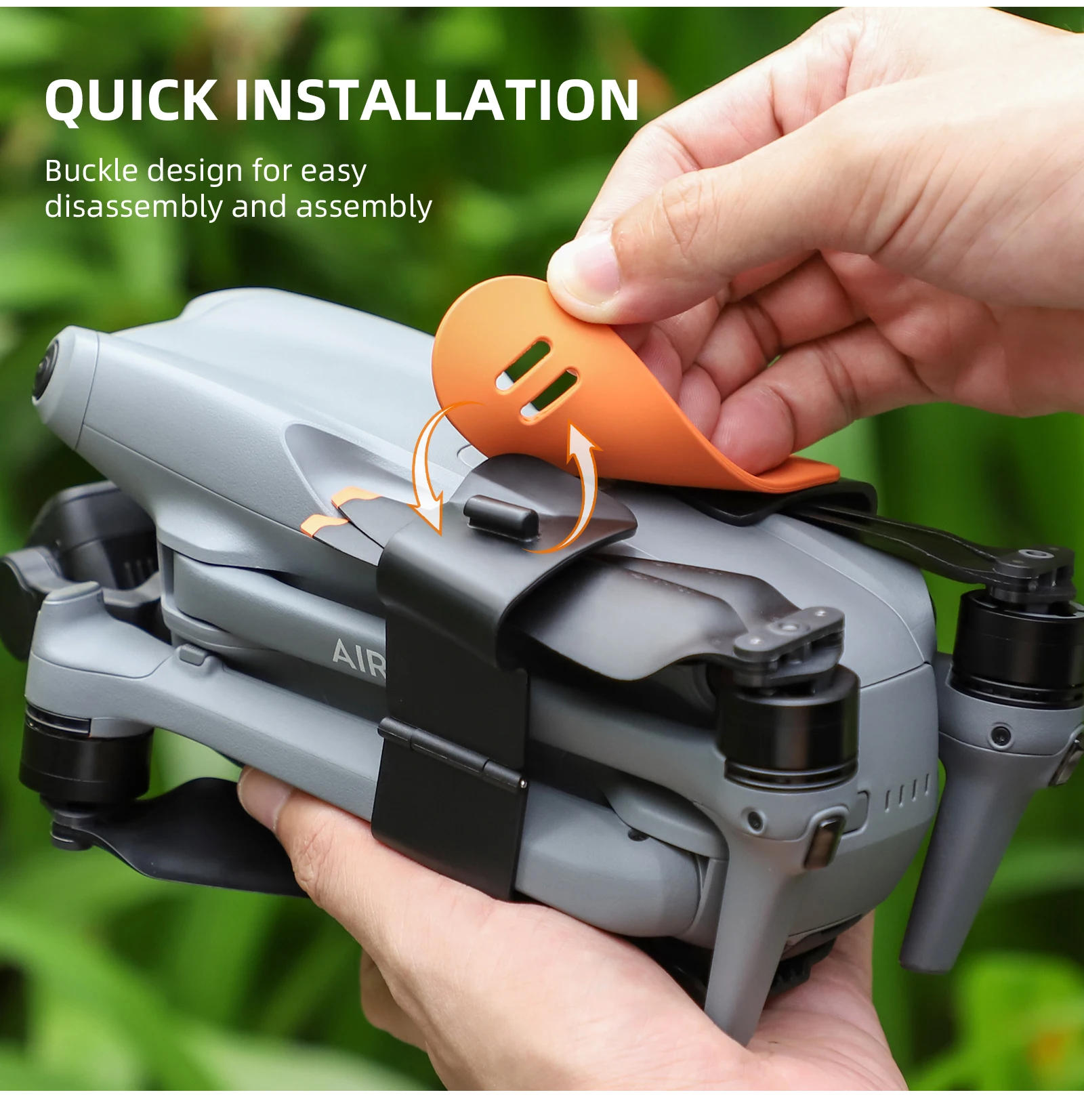 Description Picture 6 of itemAccessories Kit for DJI AIR 3S Propeller Holder Strap RC 2 N3 Controller Silicone Case Landing Gear Motor Guard Lens Cap Filter