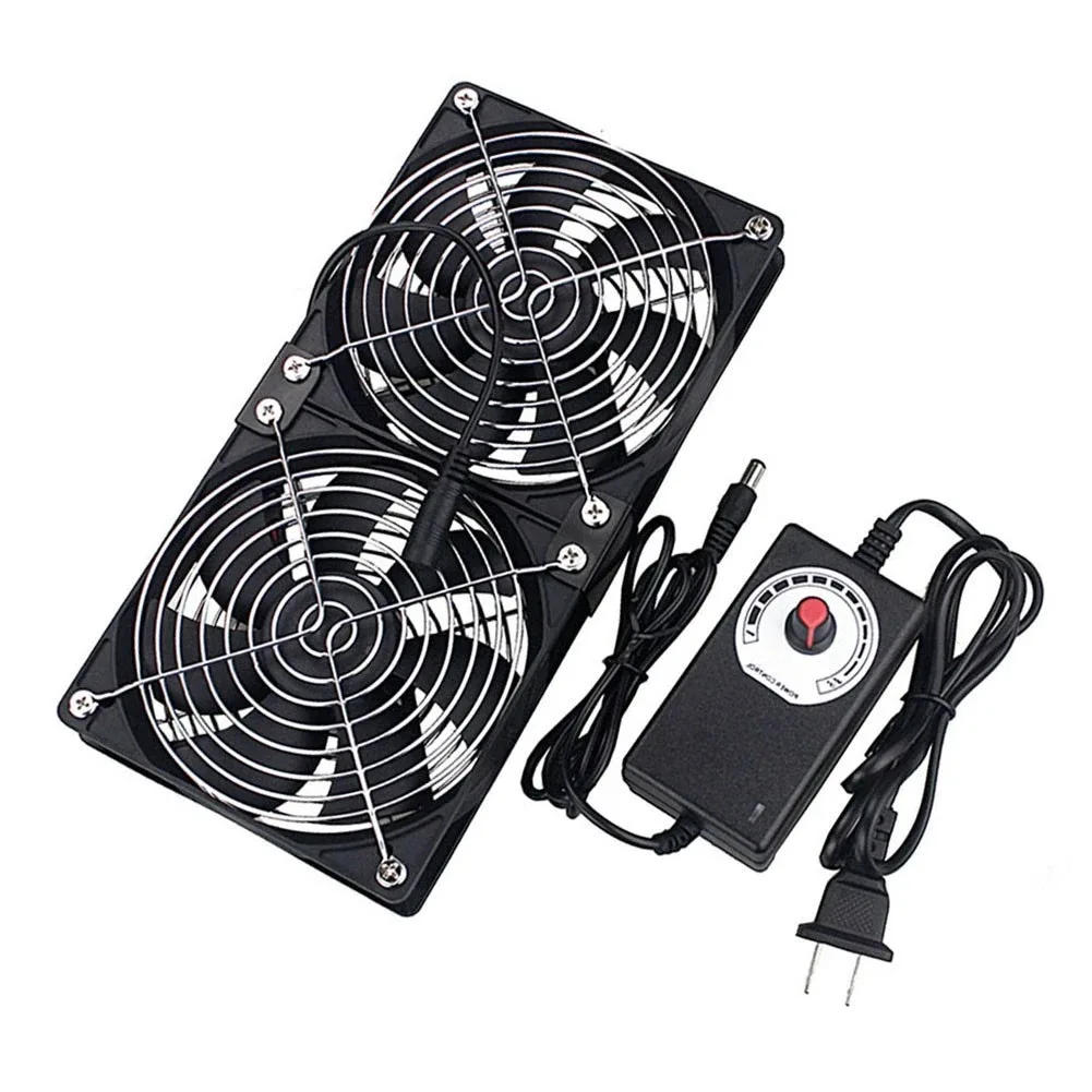Description Picture 5 of item12CM Large Air Volume Exhaust Fan 110-220V Cabinet Computer Graphics Card Router Cooling Base Adjustable Speed 8 specifications