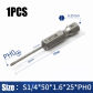 1PCS 50mmx1.6xPH0